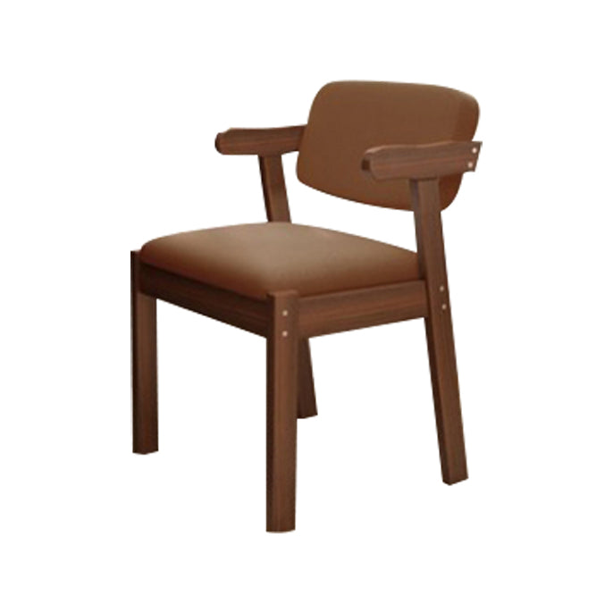 Contemporary Dining Side Chair Solid Wood Open Back Dining Side Chairs