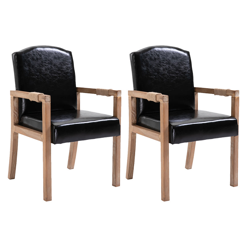 Fauteuil de salle à manger en bois avec coussin de couleur, chaise Parsons pour la maison