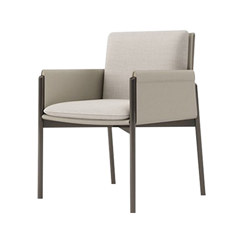 Chaise de salle à manger contemporaine en simili cuir, finition mate, dossier solide, fauteuil de salle à manger