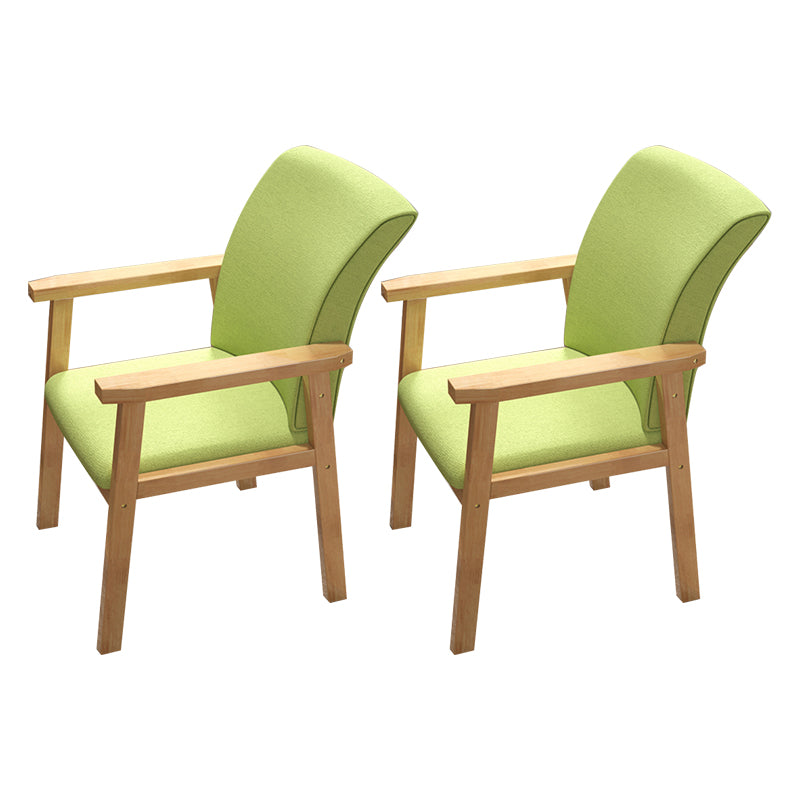 Fauteuil de salle à manger en bois de style contemporain, chaises latérales de cuisine d'intérieur de 18 pouces de large