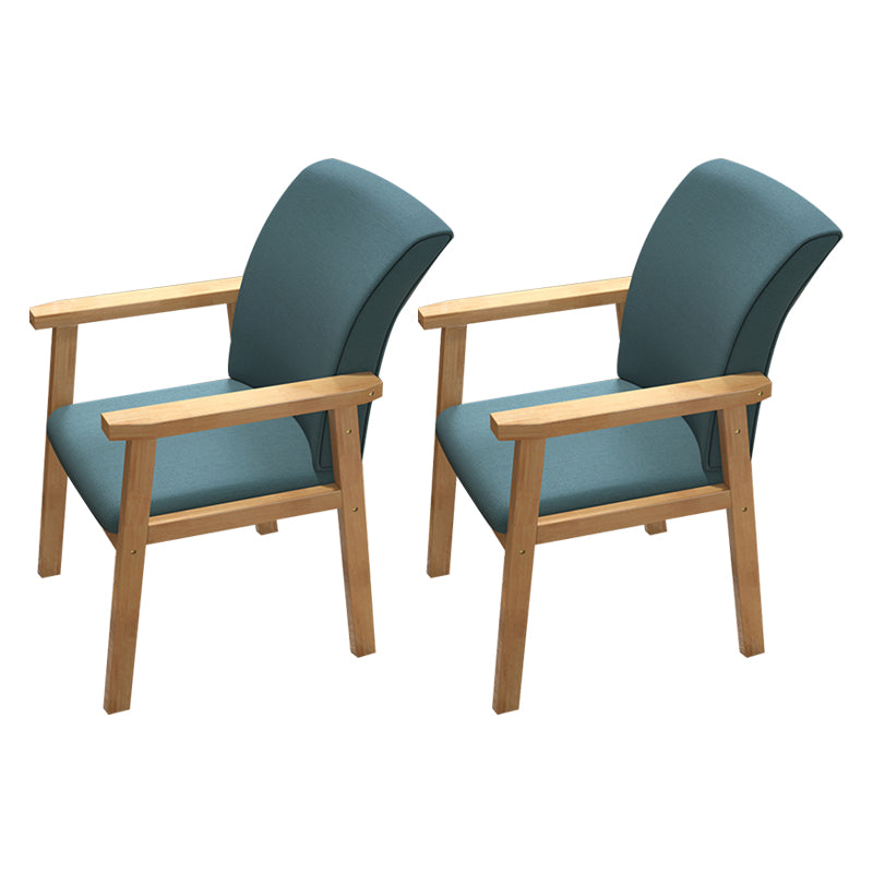 Fauteuil de salle à manger en bois de style contemporain, chaises latérales de cuisine d'intérieur de 18 pouces de large