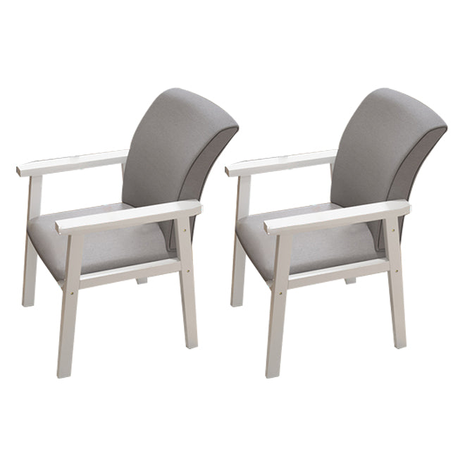 Fauteuil de salle à manger en bois de style contemporain, chaises latérales de cuisine d'intérieur de 18 pouces de large