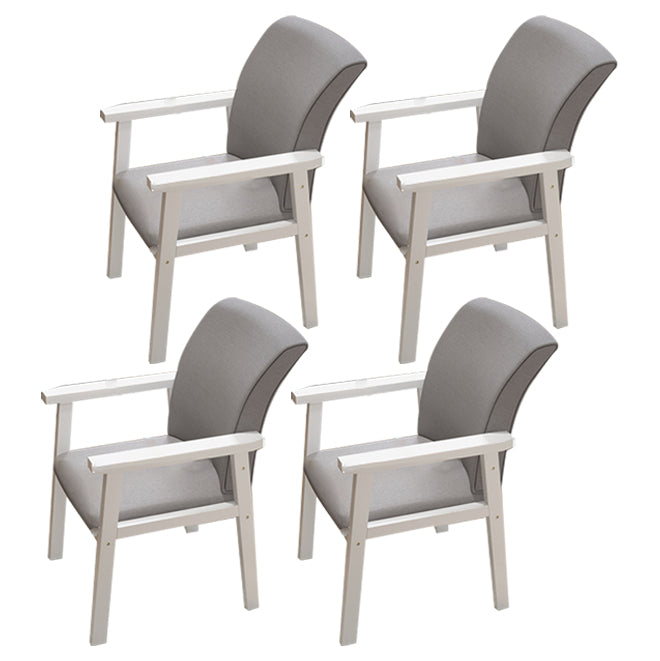 Fauteuil de salle à manger en bois de style contemporain, chaises latérales de cuisine d'intérieur de 18 pouces de large