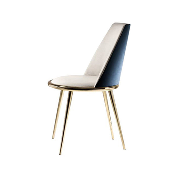 Metal Scandinavian Restaurant Side Chair Parsons Matte Finish Dining Chair