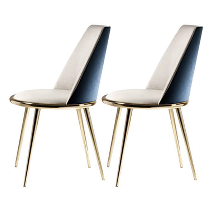 Metal Scandinavian Restaurant Side Chair Parsons Matte Finish Dining Chair