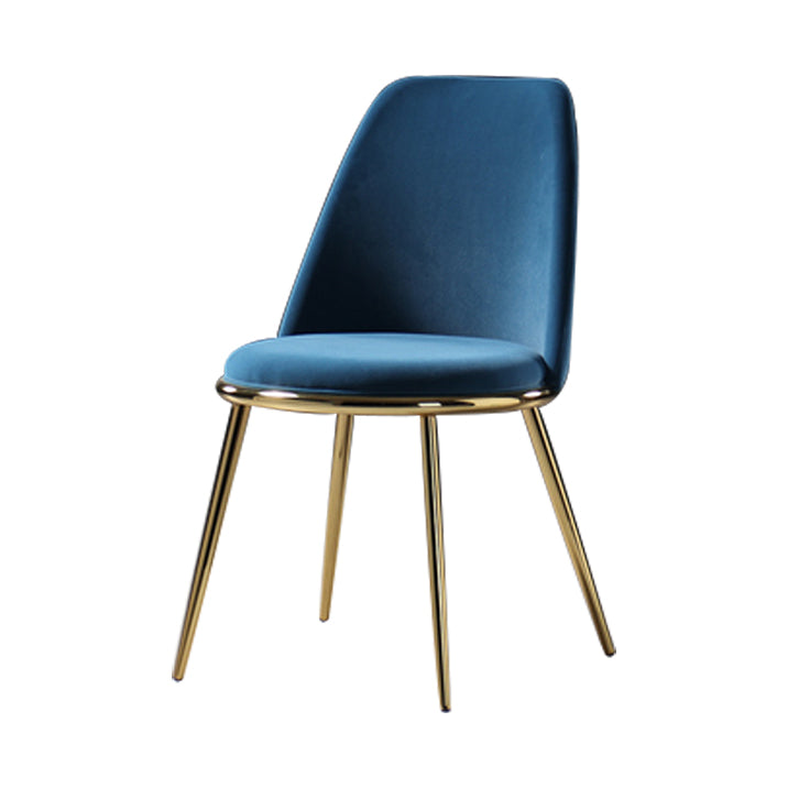 Metal Scandinavian Restaurant Side Chair Parsons Matte Finish Dining Chair