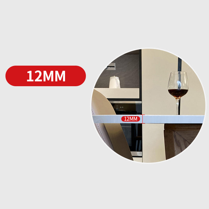 Mesa de comedor rectangular contemporánea de madera maciza mesa de piedra sinterizada para comedor para comedor