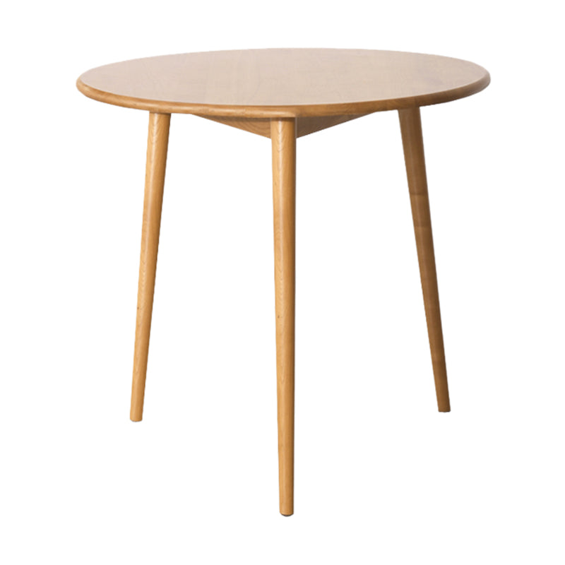 Table à manger à double piédestal en bois massif simplicité