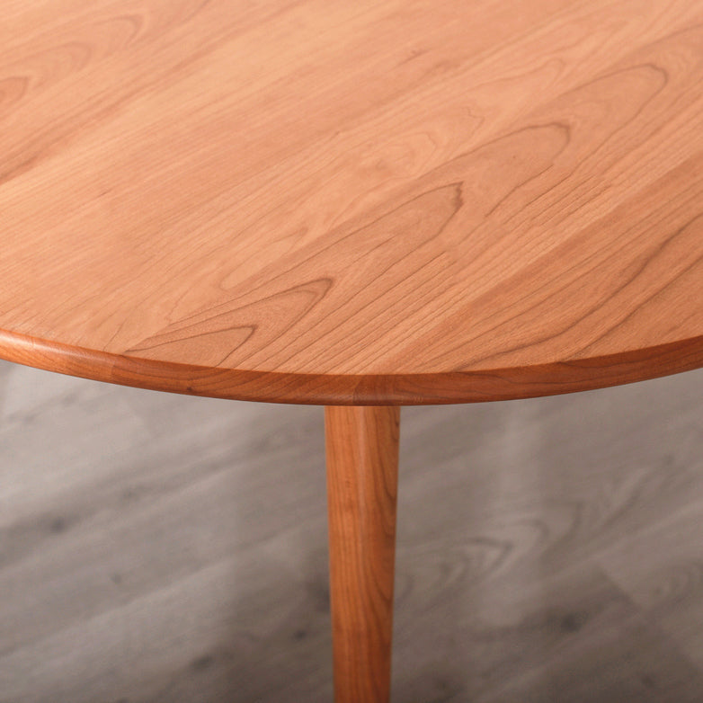 Table à manger à double piédestal en bois massif simplicité
