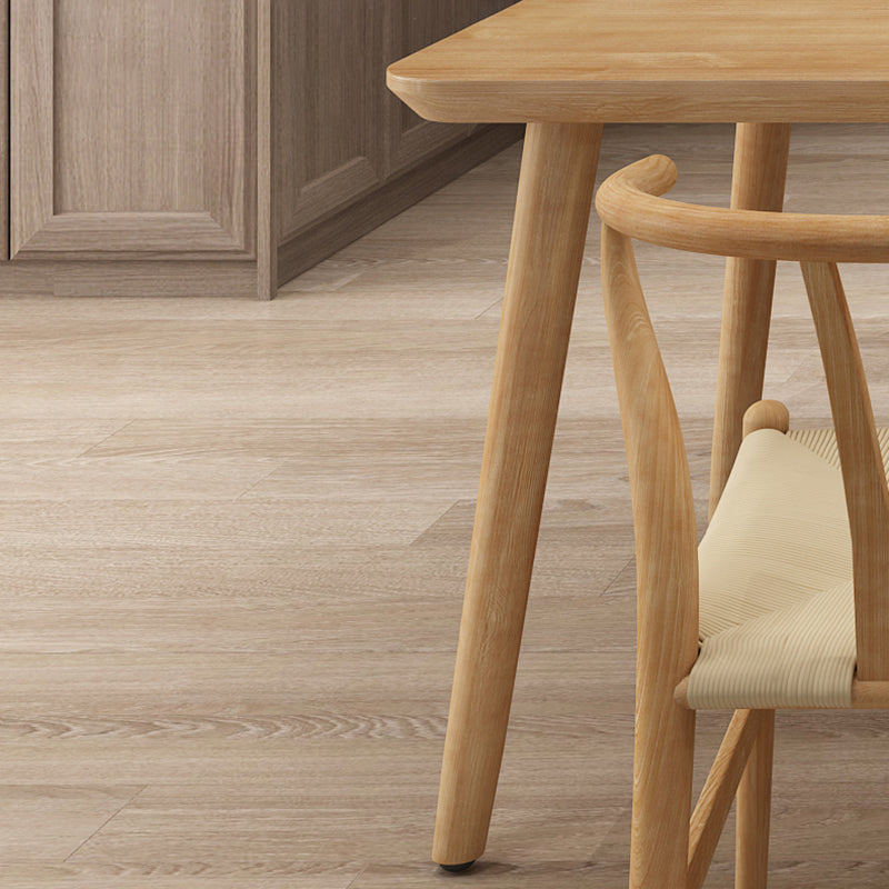 Simplicity Home Solid Wood Dining Table Rectangle Shape Dining Table with 4 Legs Base