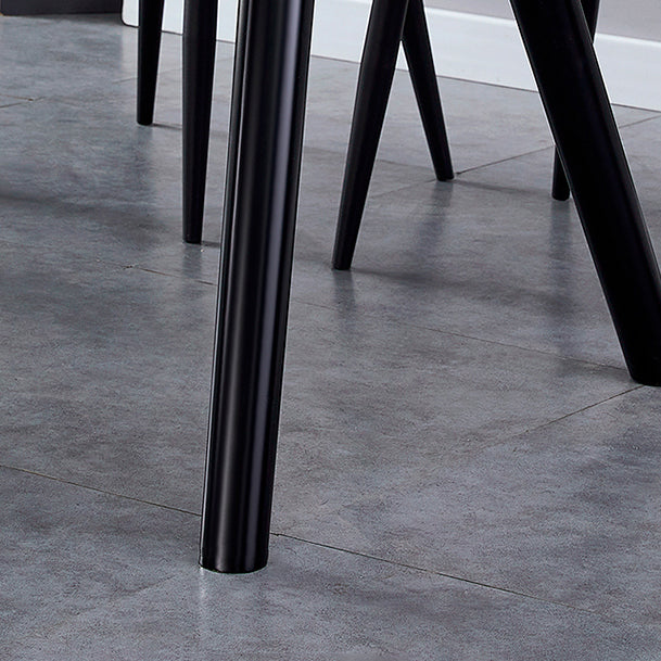 Moderne stijl gesinterde stenen eettafel ronde tafel met 4 poten voor thuis