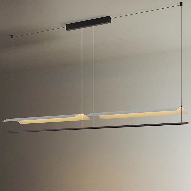 Simple Modern Style LED Hanging Island Pendant Light for Dining Room Office