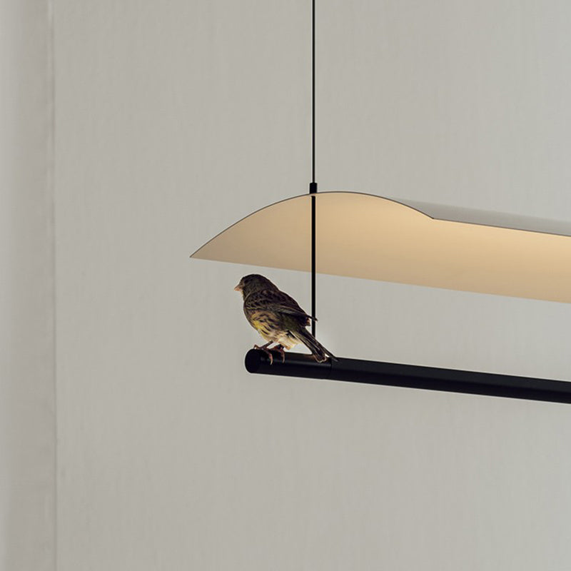 Simple Modern Style LED Hanging Island Pendant Light for Dining Room Office