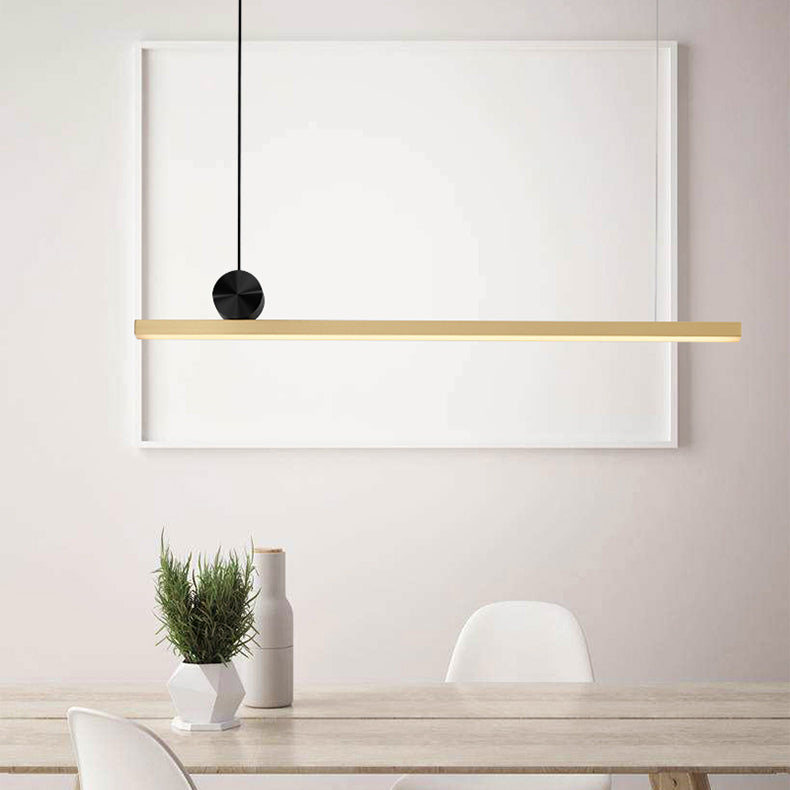 Luce di lusso Nordic Simple Slease LED LED Isola sospesa Luce a ciondolo per sala da pranzo