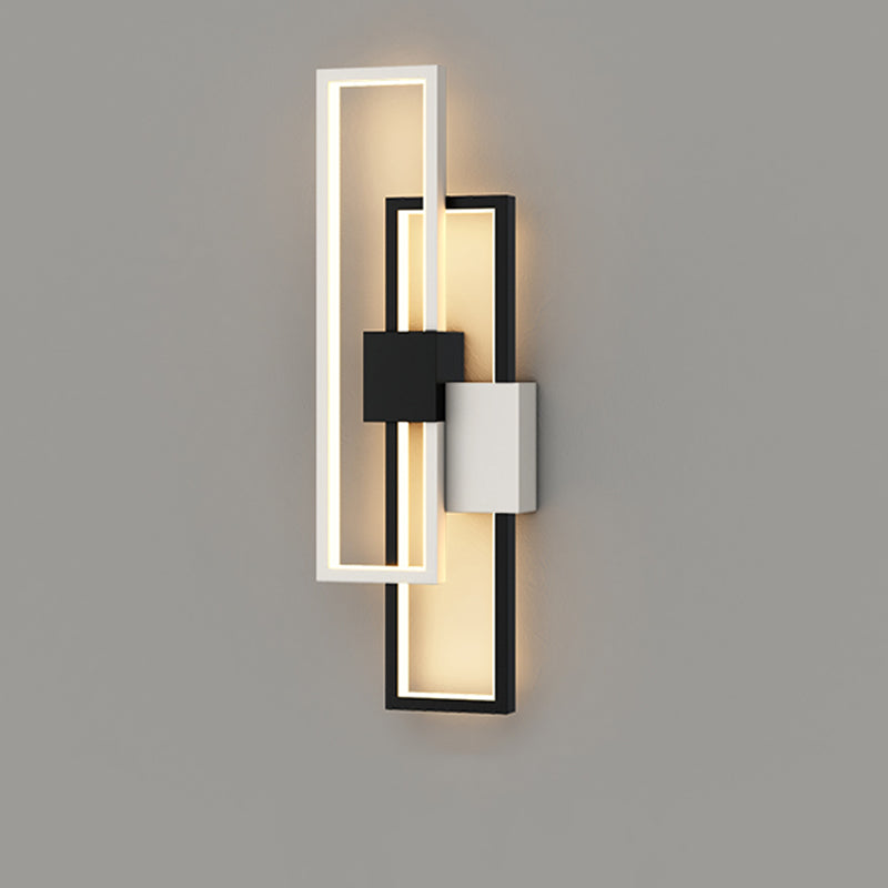 Accoglienza a parete contemporanea a 2 luci dell'illuminazione da parete in metallo per camera da letto