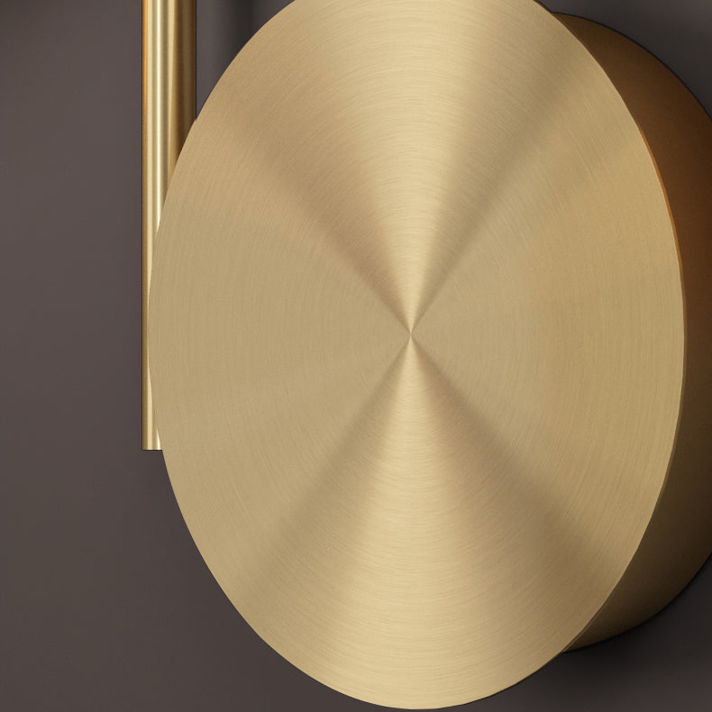 1-Light Modern Nordic Wall Lights Copper Wall Mounted Lamps for Bedroom