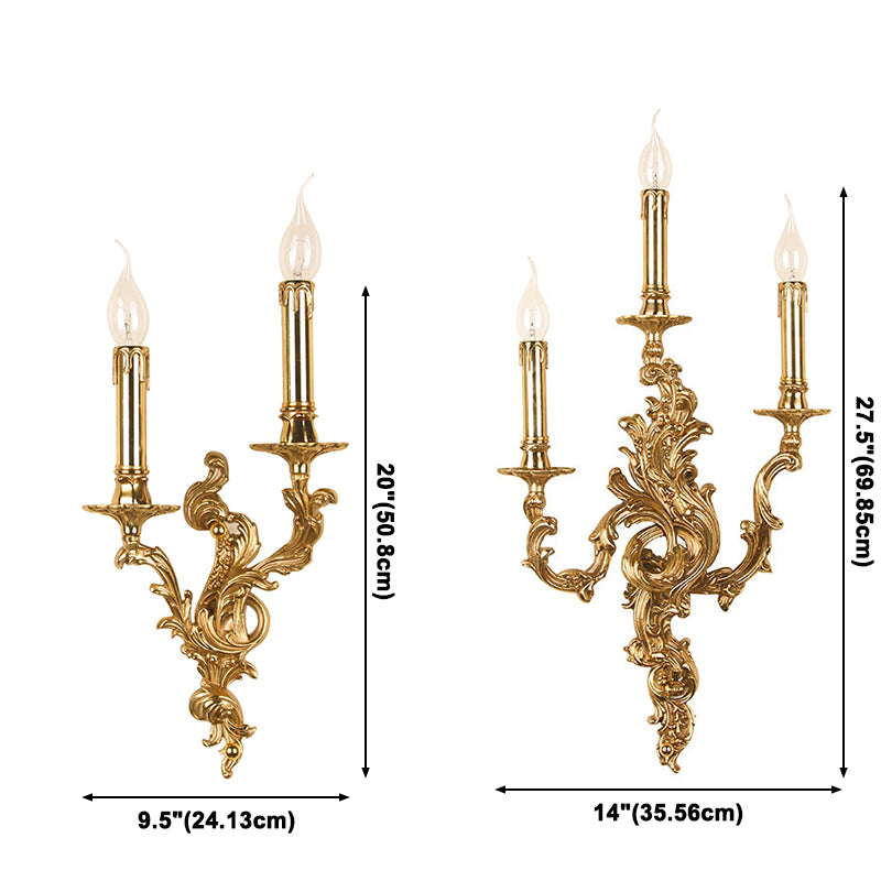 Red Copper Contemporary Gnonce Lighttures Metal Wall Lamp Sronce pour la chambre