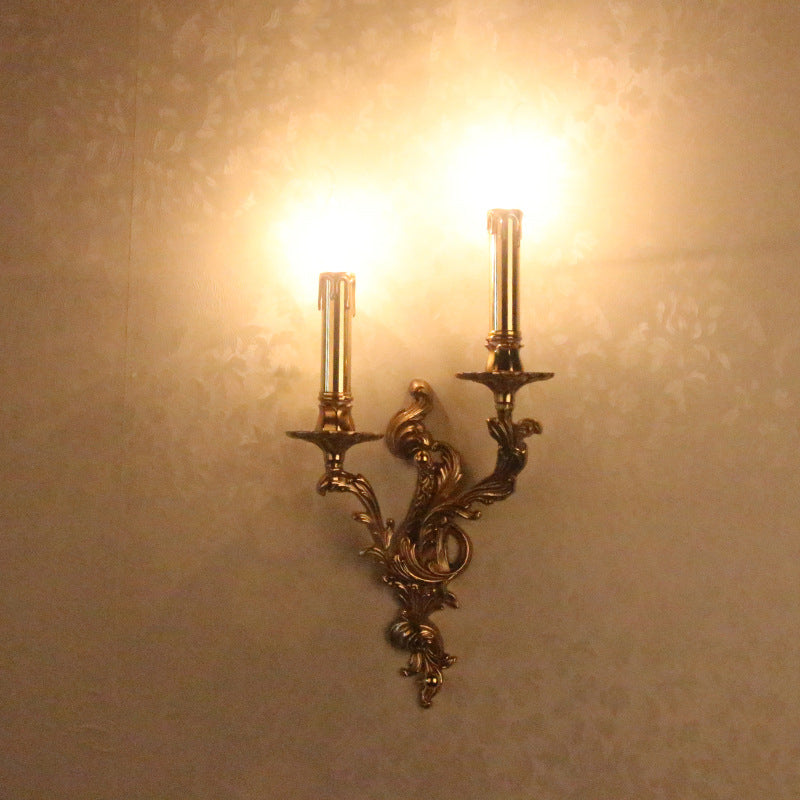 Red Copper Contemporary Gnonce Lighttures Metal Wall Lamp Sronce pour la chambre