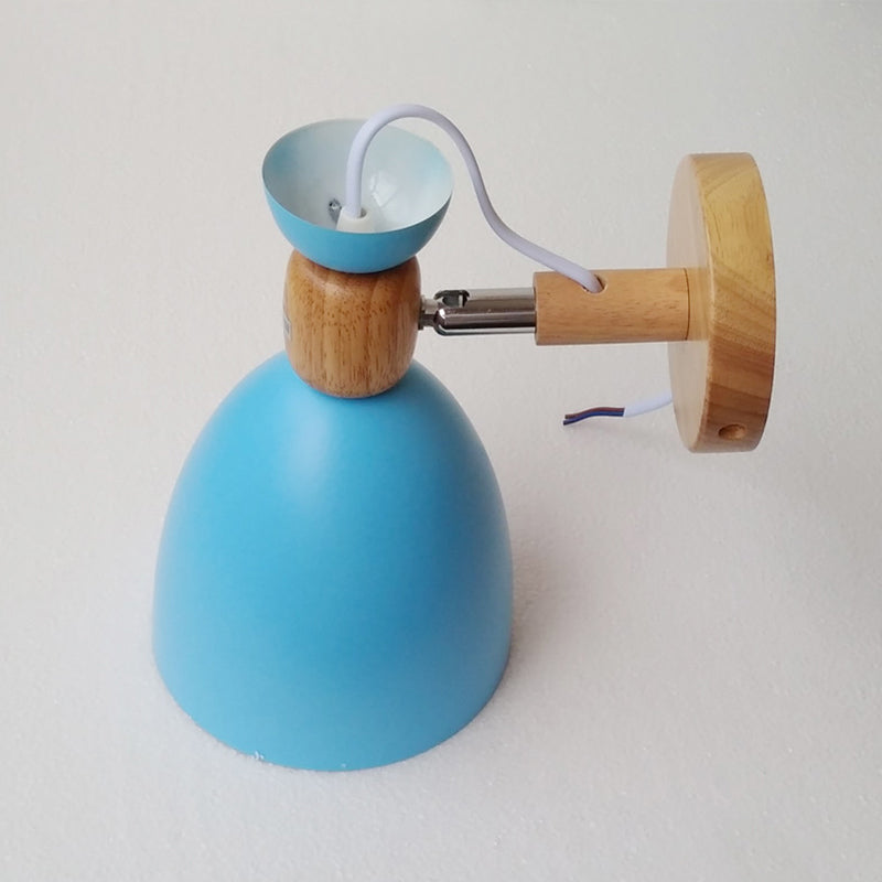 Moderne lampade a forma di macaron metallo 1 fluide con applique leggeri