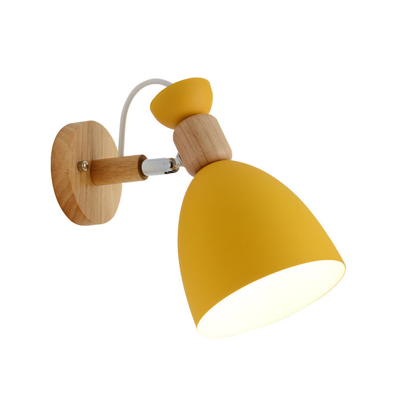 Moderne lampade a forma di macaron metallo 1 fluide con applique leggeri