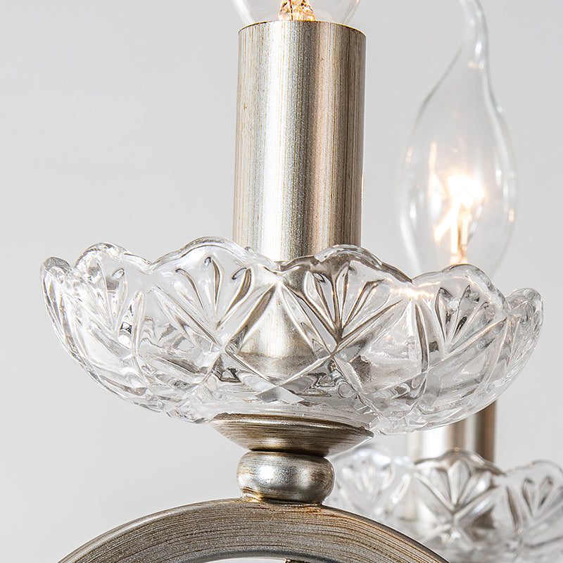 Crystal Vintage  Pendant Lighting Fixtures Silver Sputnik Hanging Lights