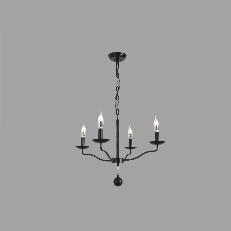 Traditional Metal Pendant Light Sputnik Cylinder Ceiling Light for Dining Room
