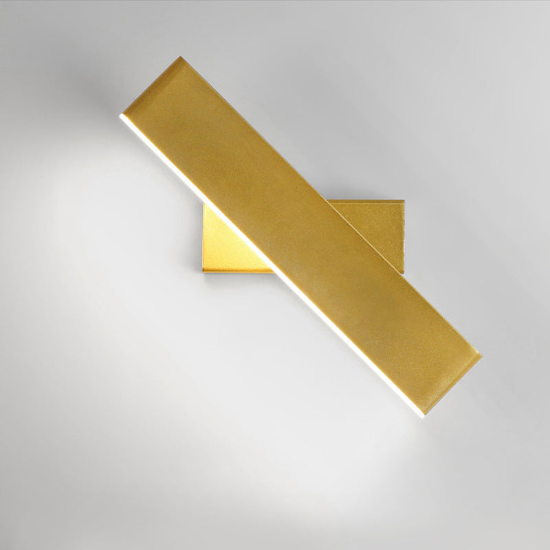 Noordse moderne muurverlichting 1-licht LED LED Squared SCONCE LICHT VOOR SLAAPKAMER