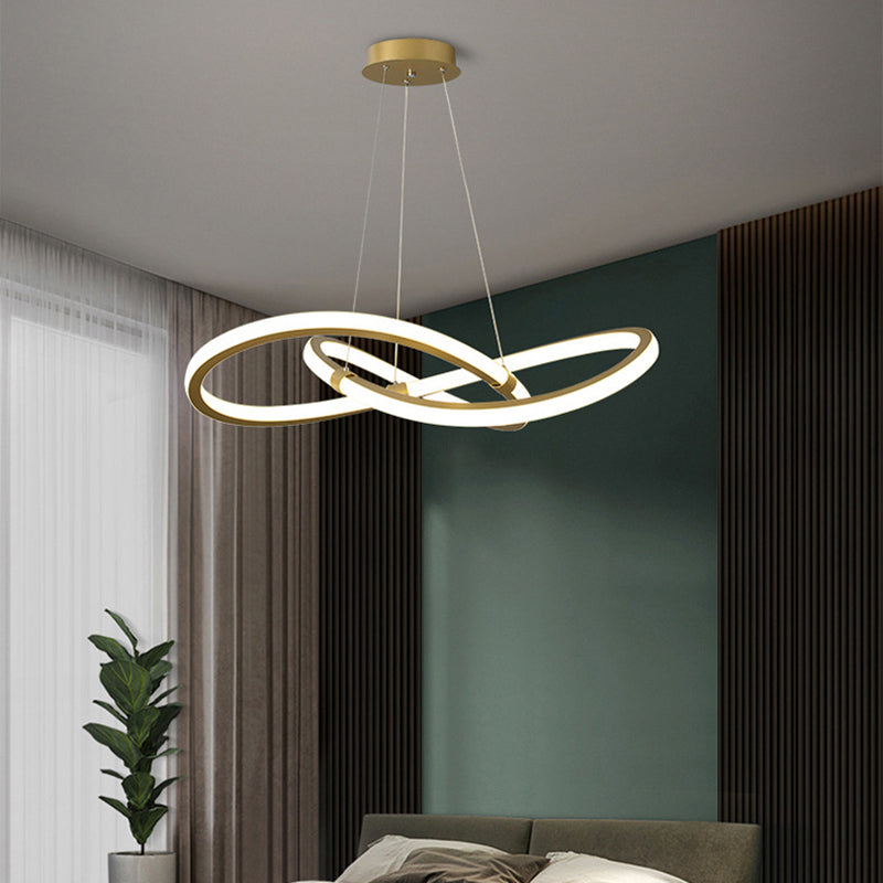 Luz simple característica de lujo de estilo simple lámpara led lámpara de lámpara para comedor para comedor