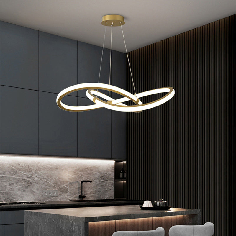 Luz simple característica de lujo de estilo simple lámpara led lámpara de lámpara para comedor para comedor