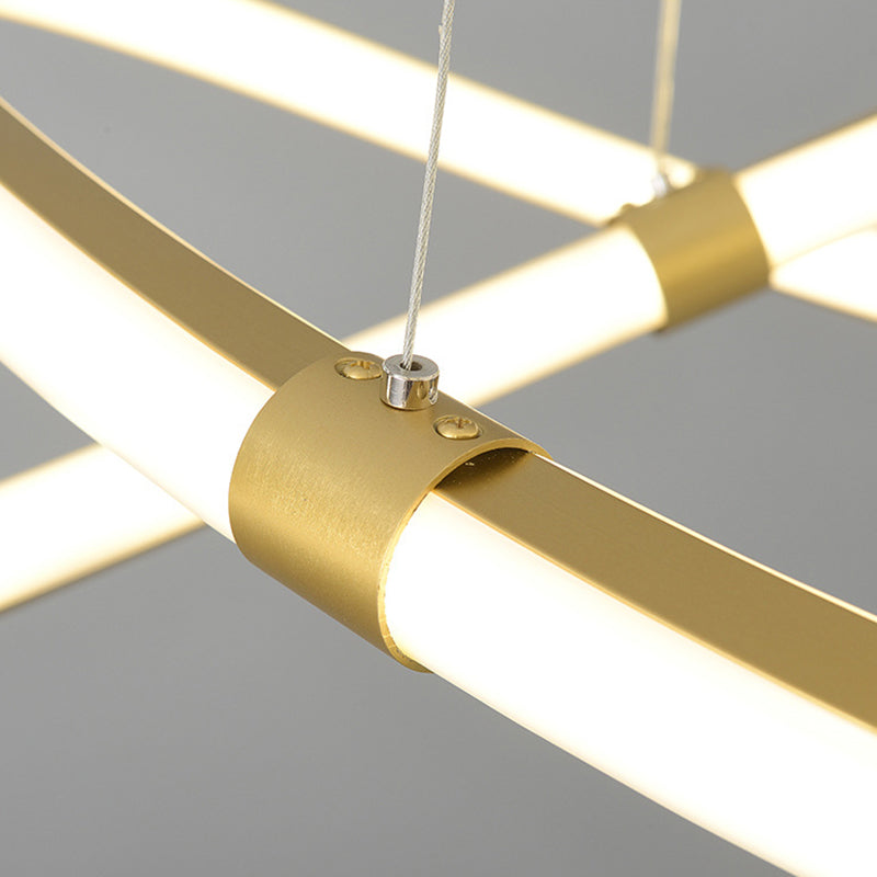 Luz simple característica de lujo de estilo simple lámpara led lámpara de lámpara para comedor para comedor