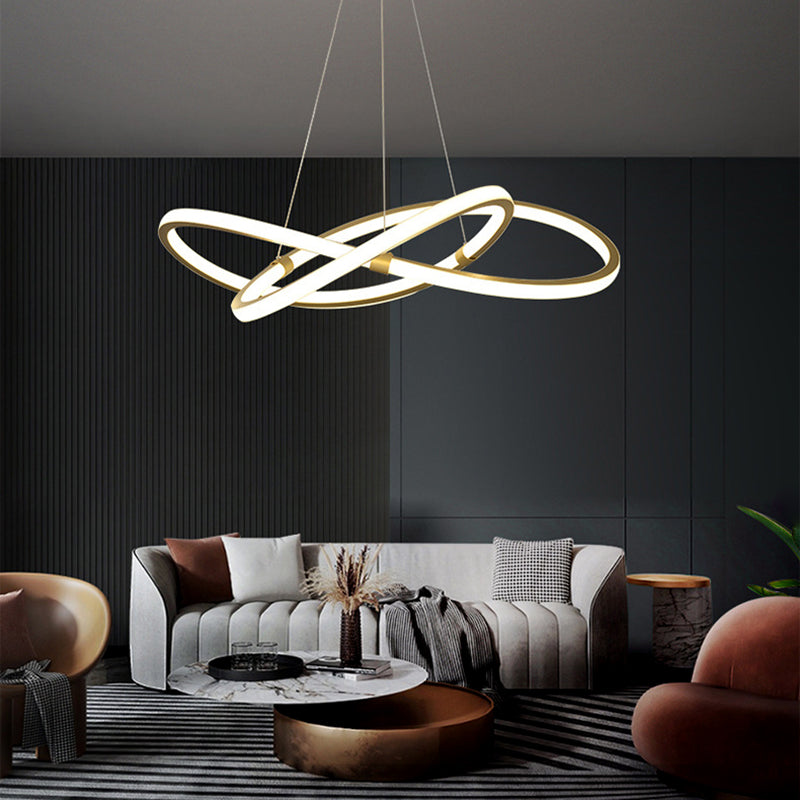 Luz simple característica de lujo de estilo simple lámpara led lámpara de lámpara para comedor para comedor