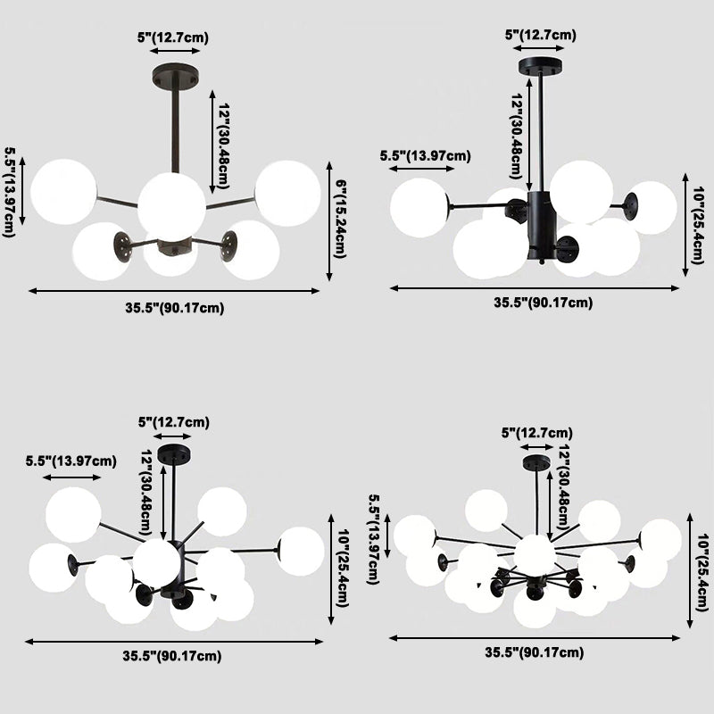 Luz de lámpara LED de metal de estilo múltiple de múltiples anillos de un solo nivel