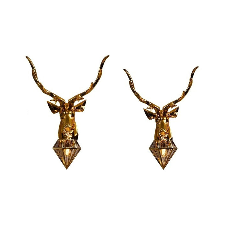 Contemporary Wall Mounted Light Metal 1-Light Wall Lamps for Living Room