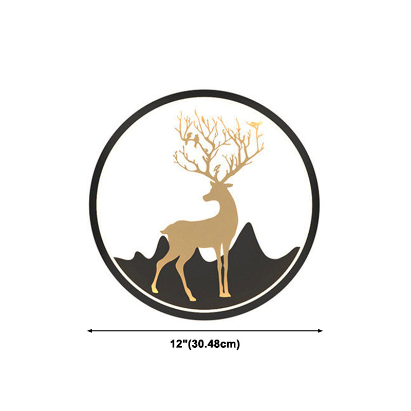 Circle Alluminio Light Minimalismo Minalismo a 1 luci a parete LED per camera da letto