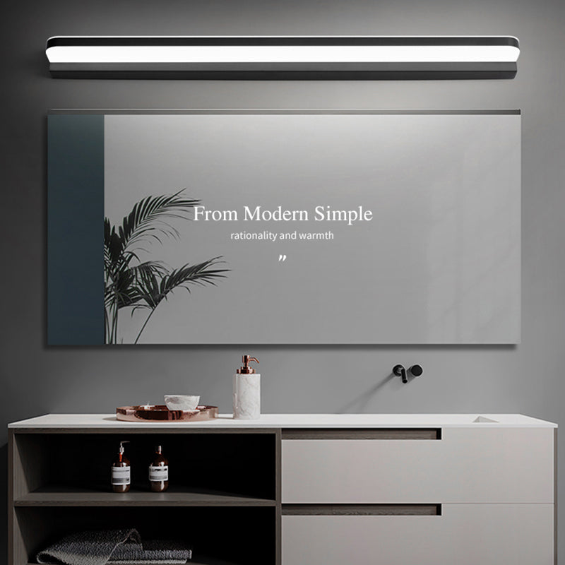 1-licht lineaire schaduw Wand SCONCE Moderne eenvoudige stijl Mirror Wandverlichting