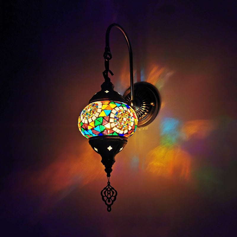 Decoratieve wereldwand SCONCE LICHT 1 HOOFD MEEST GEEN GELUID GELUID WANDELLICHTING BELANGTE IN GEEL/GROEN/GOUD