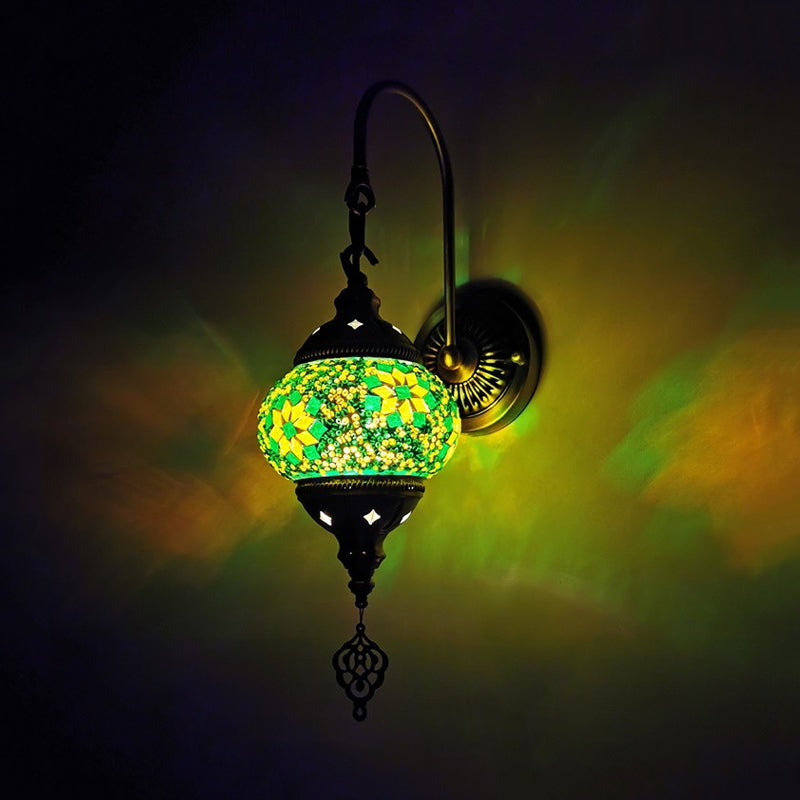 Decoratieve wereldwand SCONCE LICHT 1 HOOFD MEEST GEEN GELUID GELUID WANDELLICHTING BELANGTE IN GEEL/GROEN/GOUD