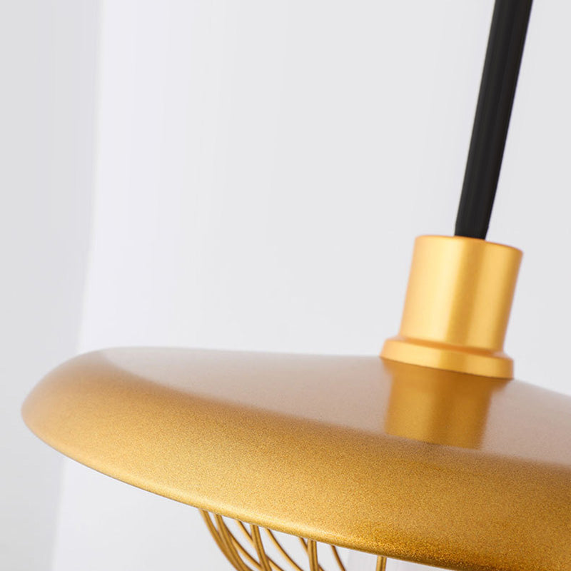 Moderner einfacher Stil 1 hellweiß/schwarz/gold/grau LED -Anhänger Beleuchtung für das Restaurant