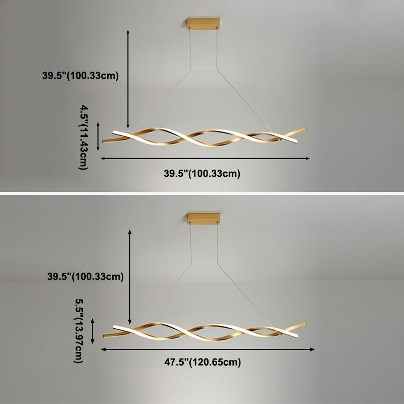 Estilo moderno colgante colgante colgante acrílico lámparas de luz para sala de estar dormitorio