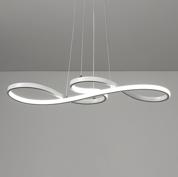 Twist LED lampadario LEDELIER LED ACRILICO ALIMINE DI PENDANTE PER CAMERA DA PASSAGGIO