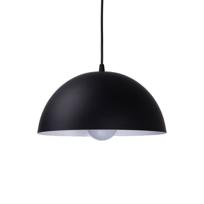 Luz colgante de metal estilo nórdico macron color colgante de colgante semicirclel luz colgante para cocina