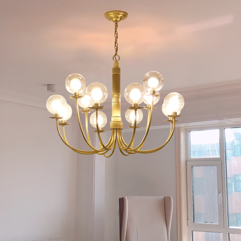 2 bulbos Cantidad Candelier opcional Tono de vidrio transparente Estilos modernos para dormitorio de comedor