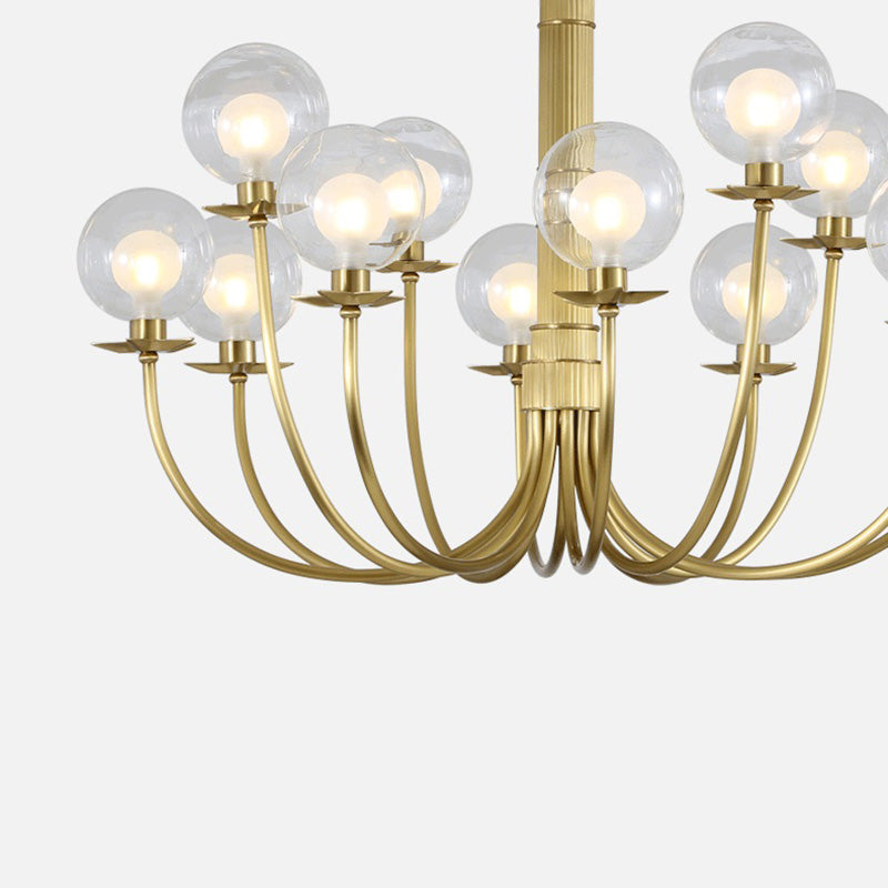 2 bulbos Cantidad Candelier opcional Tono de vidrio transparente Estilos modernos para dormitorio de comedor