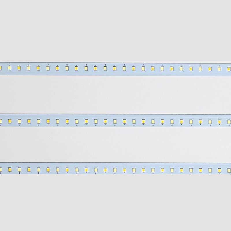 Wood Rectangle Led Pendent in Modern Style 45W Led Suspended Lights for Office Conference Room