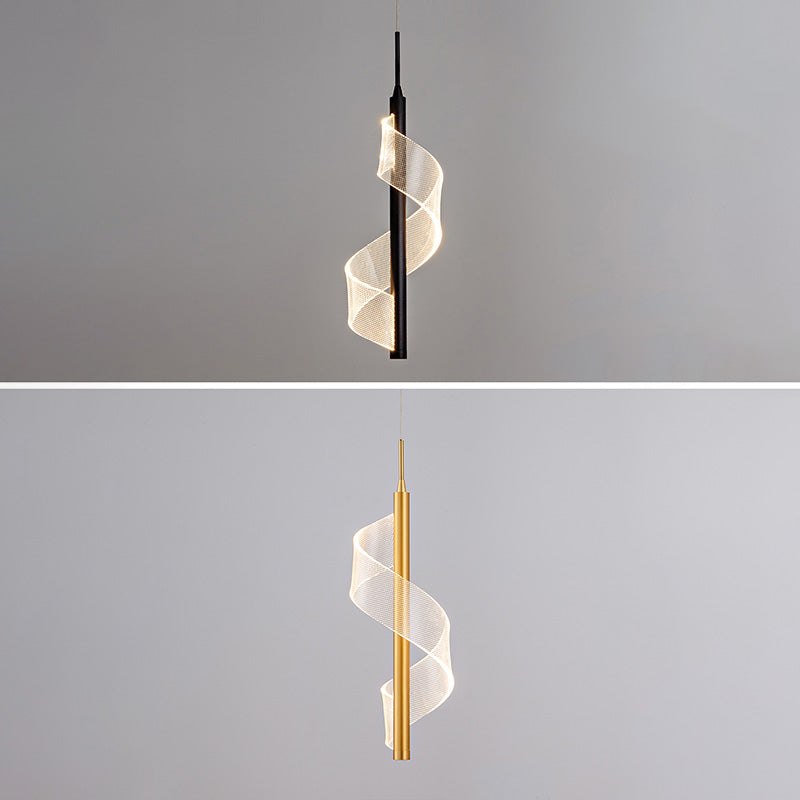 Stile moderno a led in metallo Luce a sospensione per soggiorno per soggiorno sala da pranzo