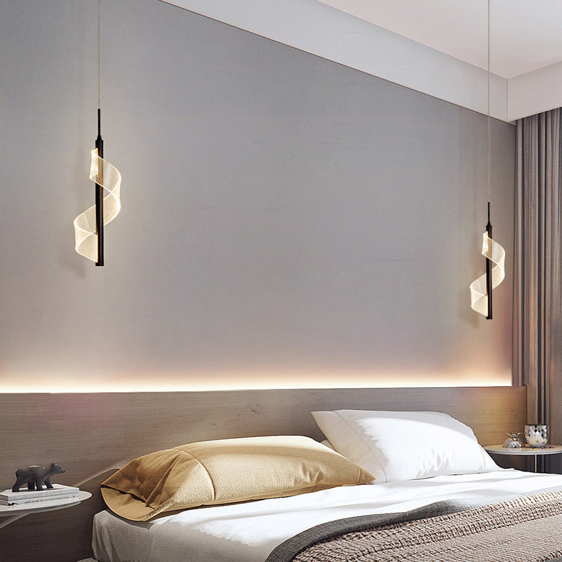 Stile moderno a led in metallo Luce a sospensione per soggiorno per soggiorno sala da pranzo