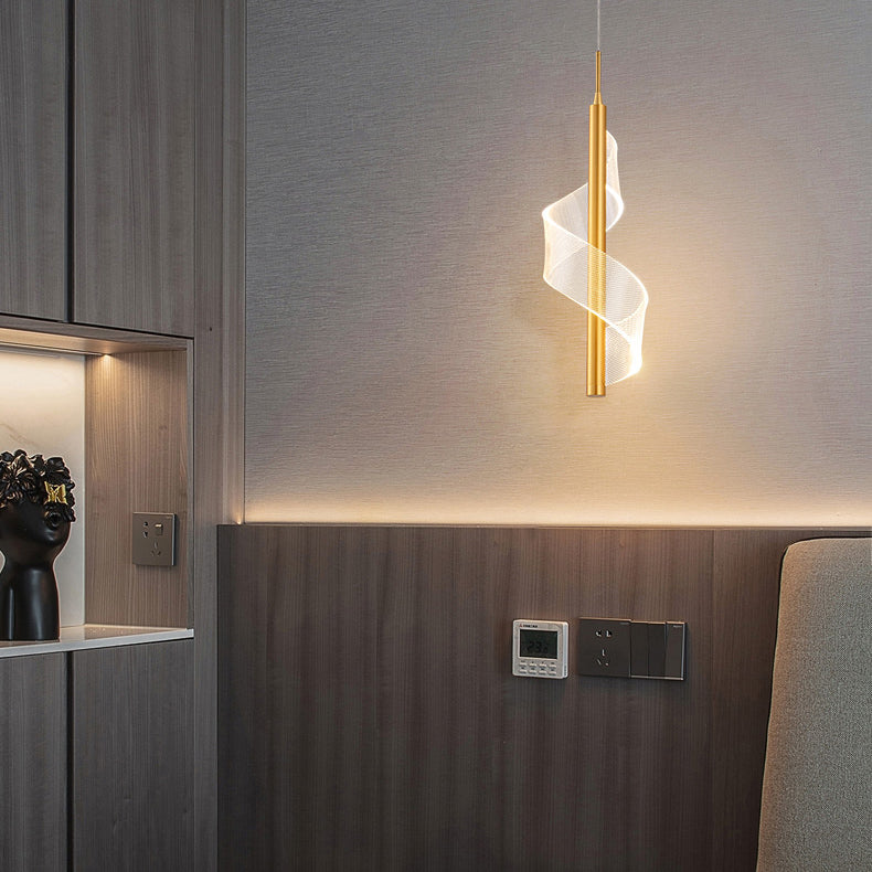 Stile moderno a led in metallo Luce a sospensione per soggiorno per soggiorno sala da pranzo