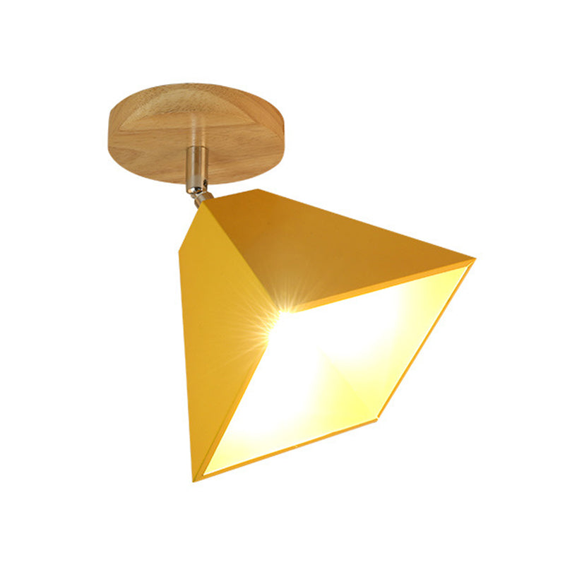 Geometric Flush Mount Massimale Light con Iron Art per Corridor Balcone