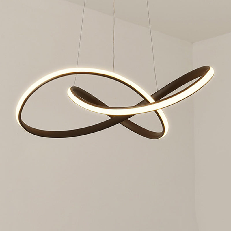 2 colori opzionali in atto opzionale lampadario moderno sospeso per la camera da letto del soggiorno