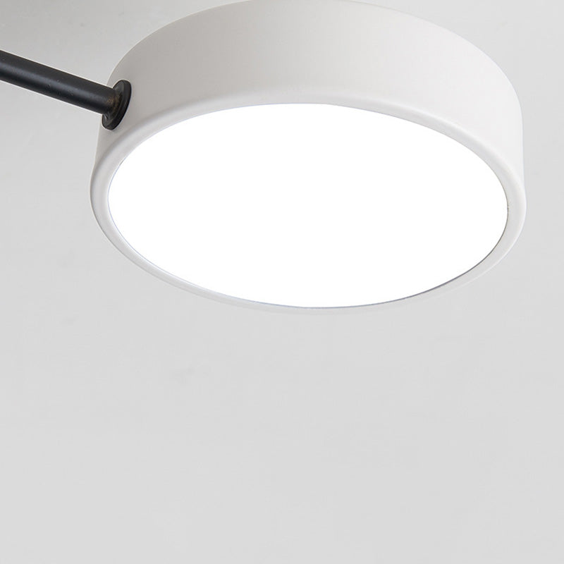 Nordic Style Flush Mount Ceiling Light  Simple Modern Creative Ceiling Lamp for Living Room